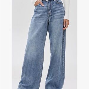 Womens Wide Leg lightweight Jeans